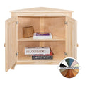 Wood Corner Cabinet J217