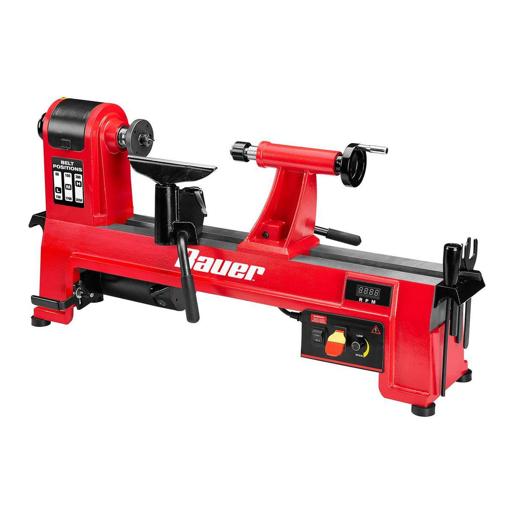 14 in. x 20 in. Electronic Variable-Speed Wood Midi Lathe O8926