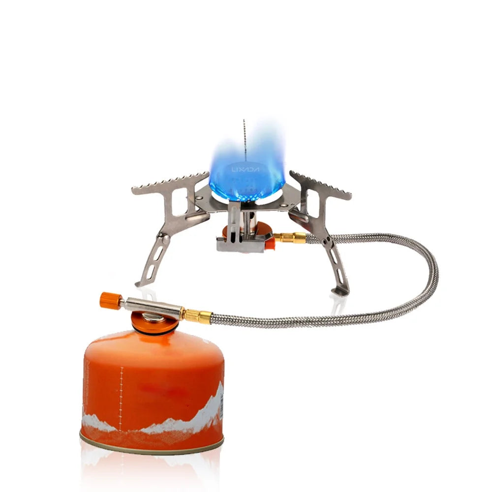 Camping Foldable Gas Set with Gas Conversion Head Adapter L18924