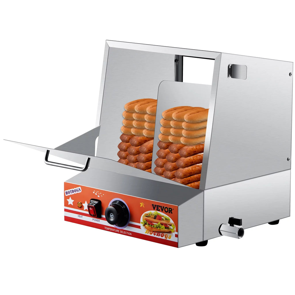36L Stainless Steel Hot Dog Steamer F891923