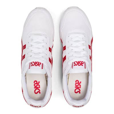 White Red Asics Tiger Runner W S818