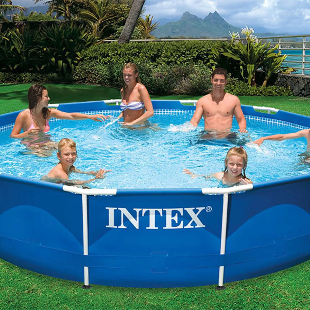 12'x30 Swimming Pool with Pump, Ladder, and Cover P683205