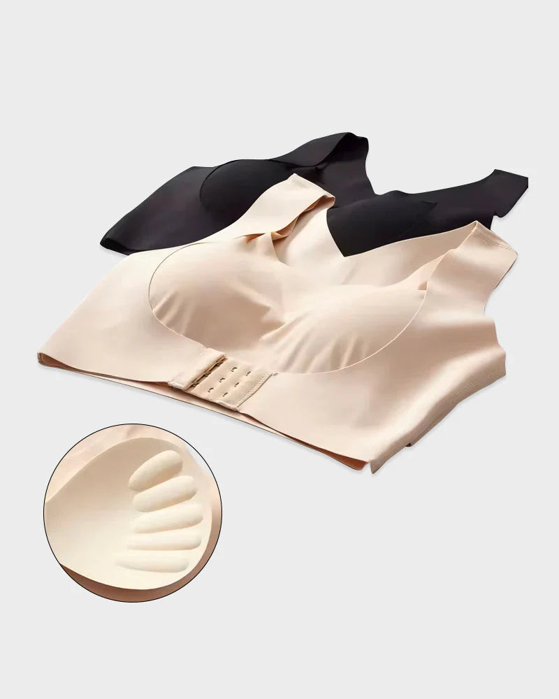 Front Closure Cross-Back Wireless Bra P79672