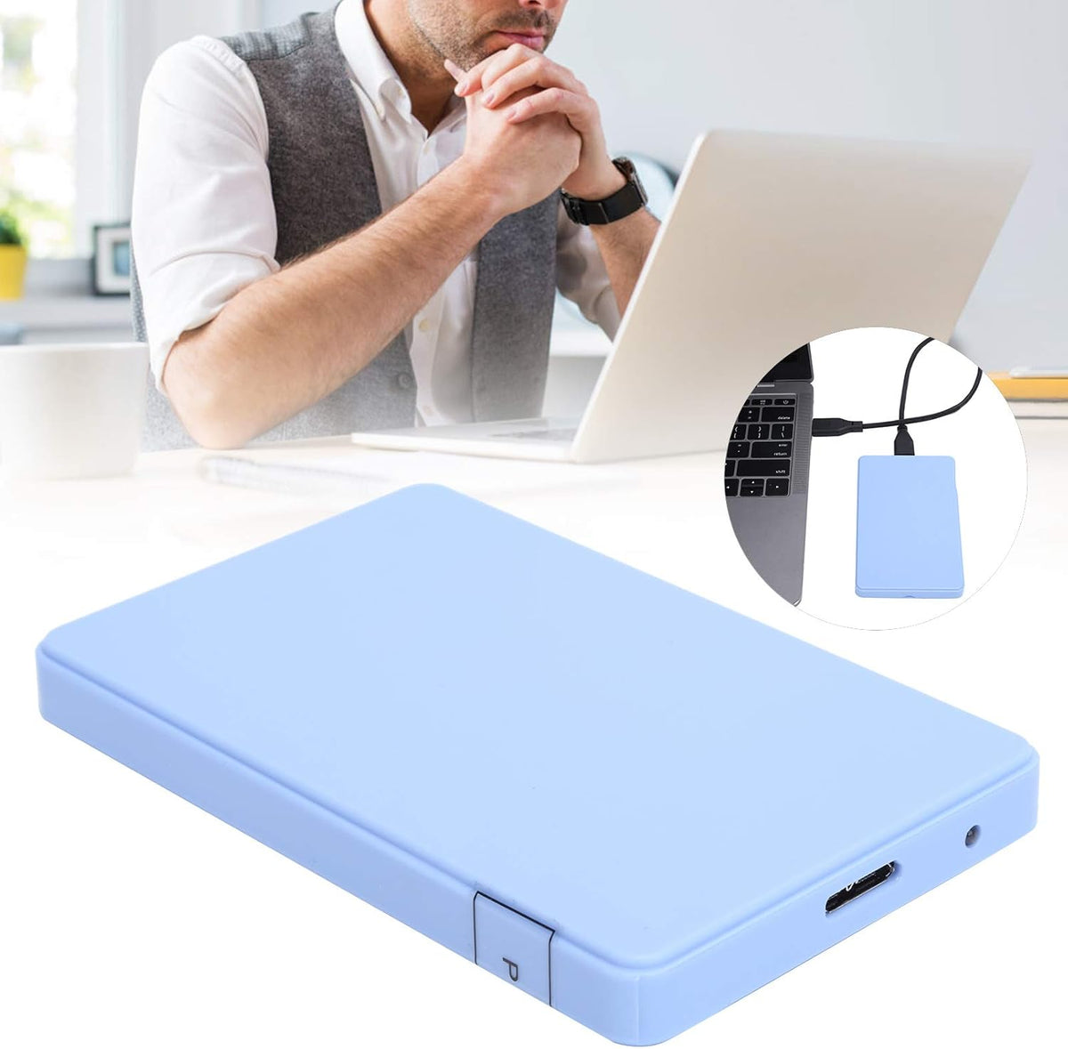 2.5 Inch Blue 2TB Portable External Hard Drive P436168
