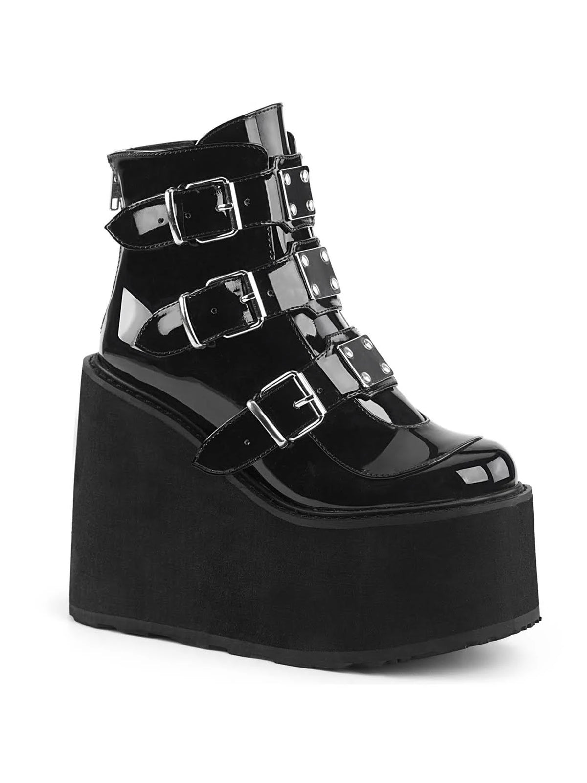 White Vegan Leather Swing-105 Shoes X4625