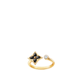 Yellow Gold Onyx Diamonds Ring S95477