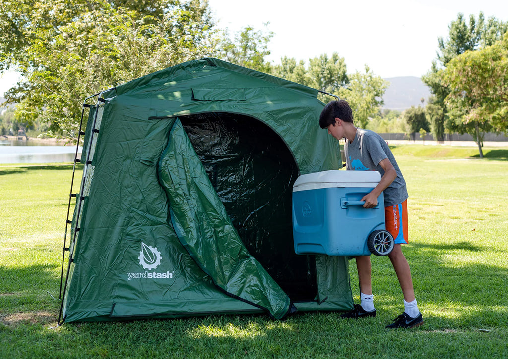 Heavy Duty Outdoor Storage Shed Tent - 74" Wide x 32" Deep x 68" High G236515