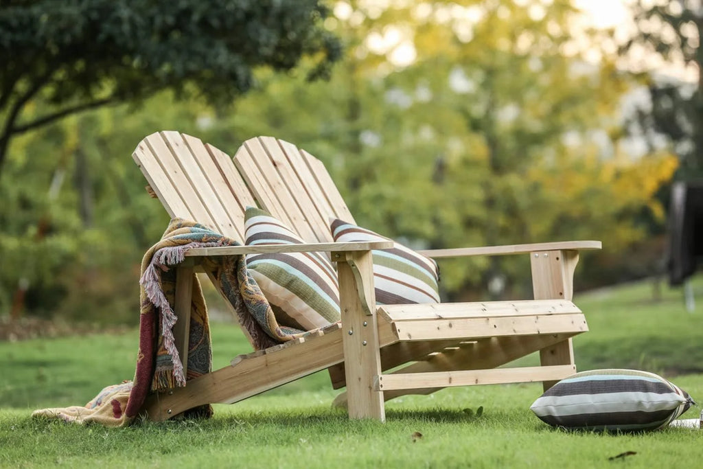 Wood Adirondack Chair for 2 Persons S846