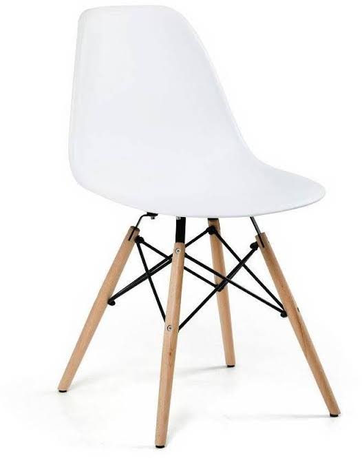 White Side Chair, Set of 4 L49137