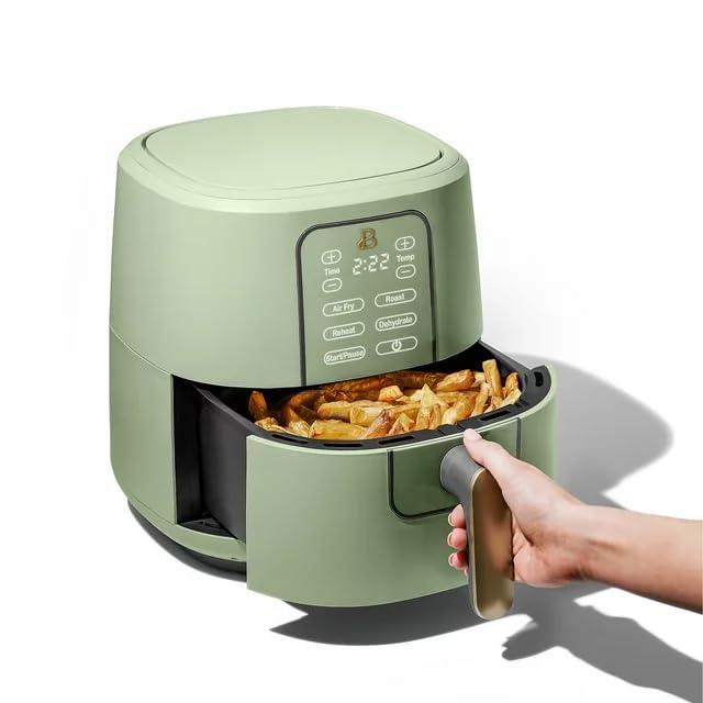 6 Qt Air Fryer with Touch-Activated Display, White K59908