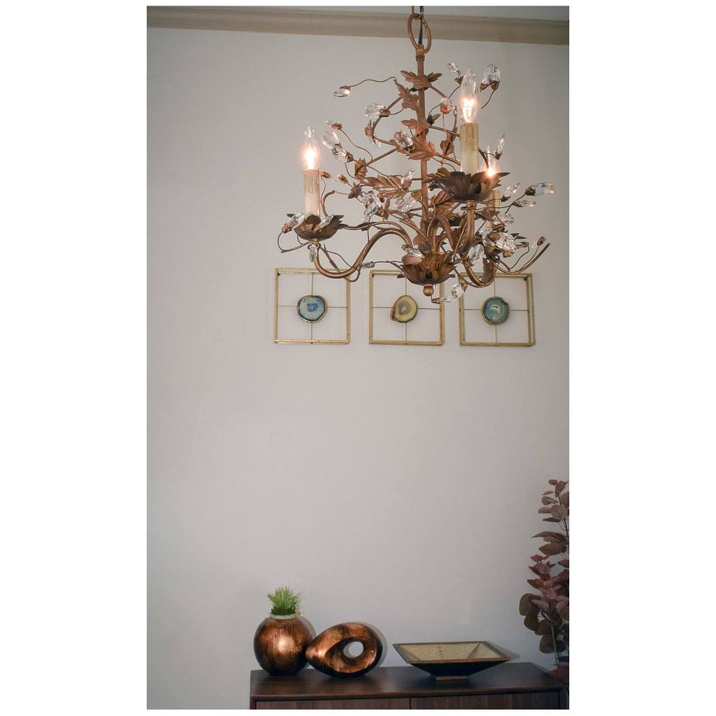 Etruscan Gold 9-Light Chandelier F9663