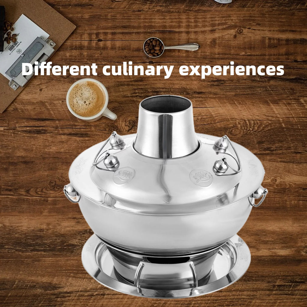1.9QT/2.3QT Stainless Steel Shabu Hot Pot M7616