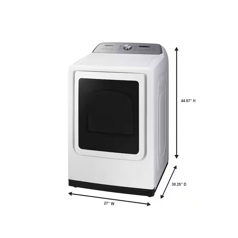 7.4 cu. ft. Vented Electric Dryer with Steam Sanitize in White L598126