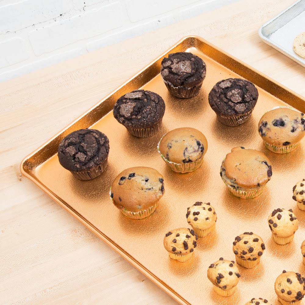 Textured Gold Bakery Display Tray G5863
