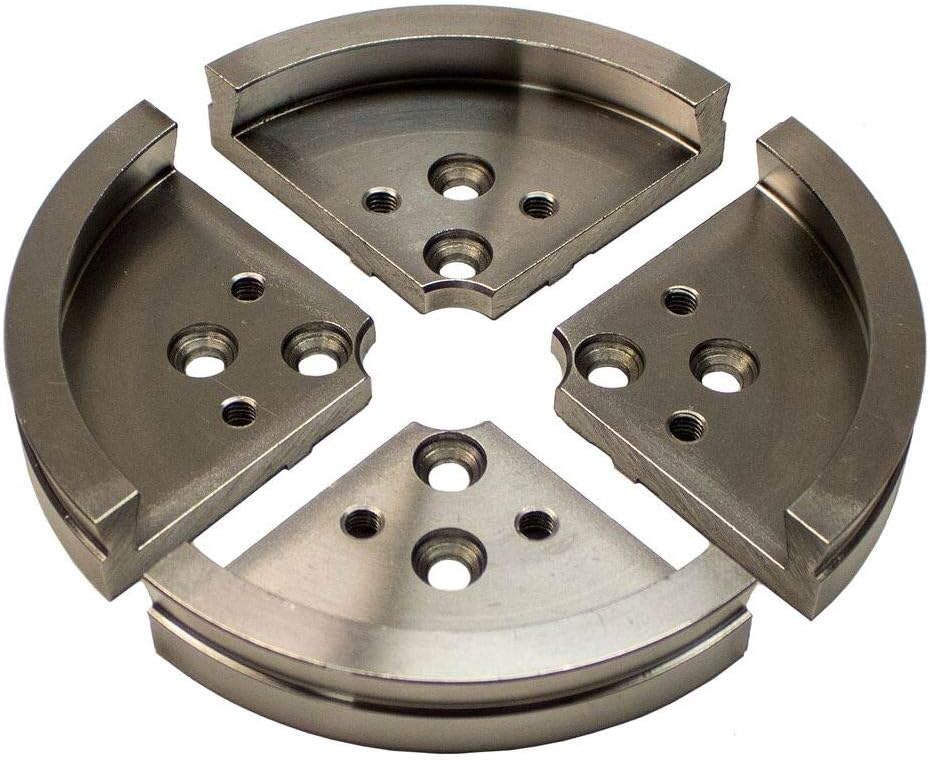 Pro-Tek 2 Chuck Bundle with 2" Jaw Set, 4" Bowl Jaw Set, 5" Bowl Jaw Set, Woodworm Screw, Plastic Case & accessories, with 1" x 8tpi Insert J71523