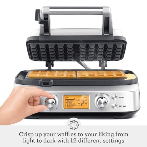 Stainless Steel 2 Slice Waffle Maker X3617