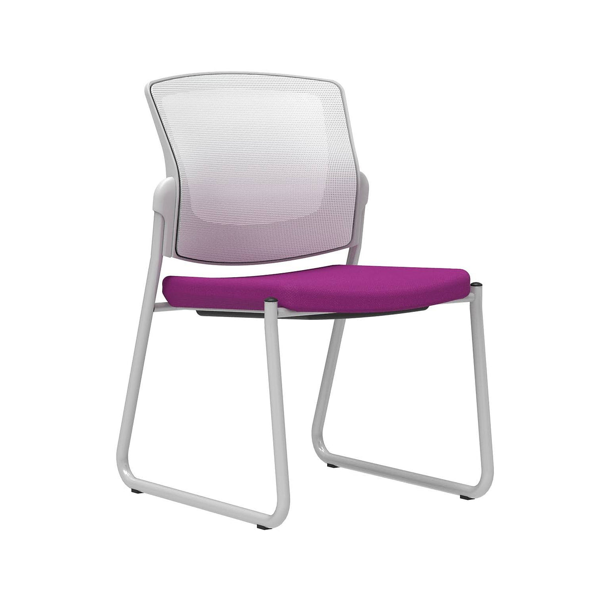 Fabric Guest Chair Amethyst Armless T85304
