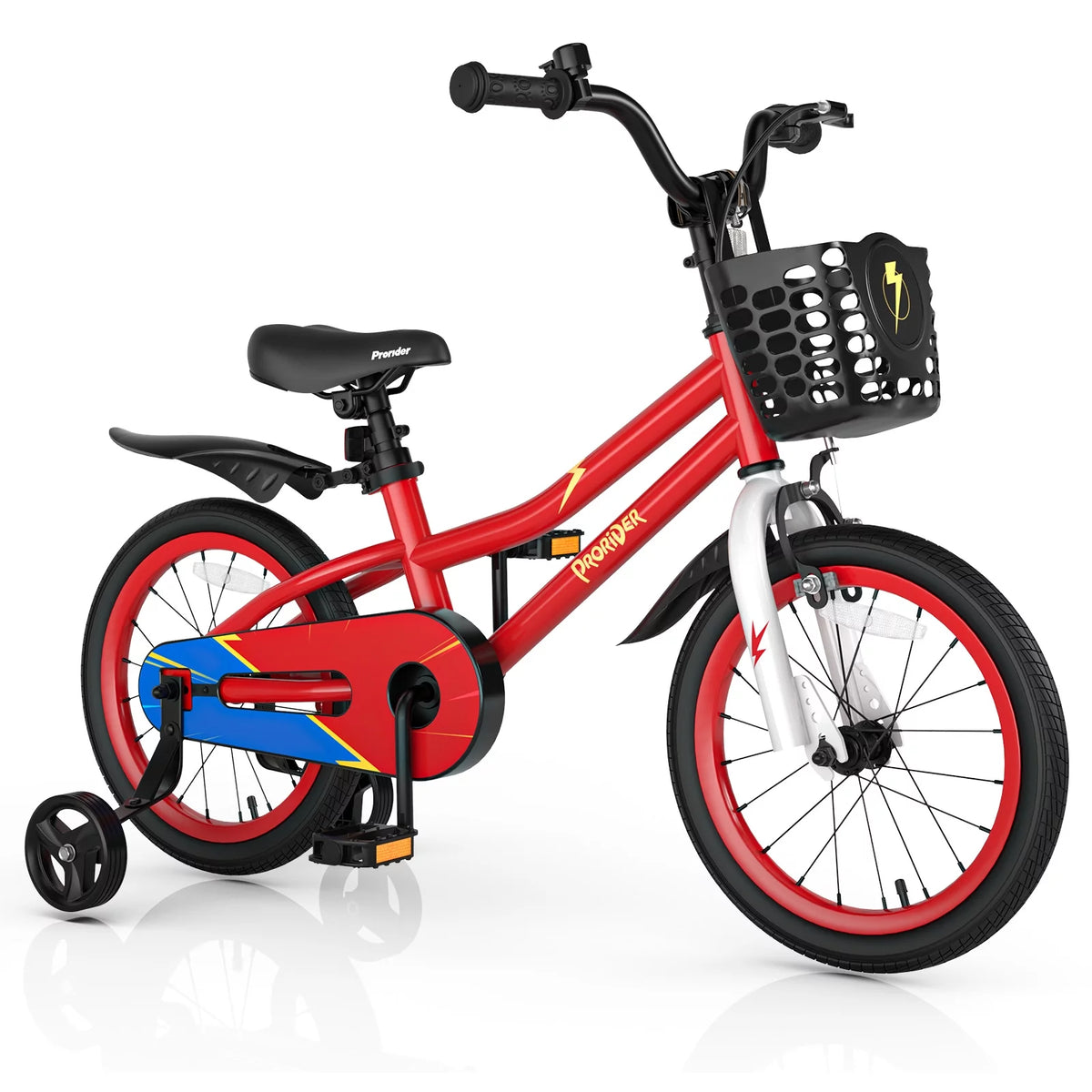16'' Kid's Bike with Training Wheels & Basket K61555