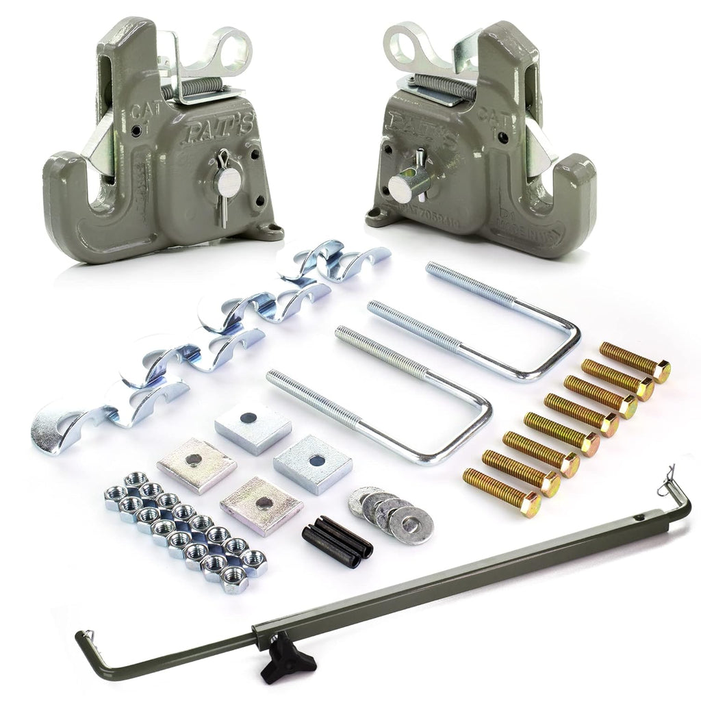 Quick Hitch System with Stabilizer Bar and 4 Pair of Lynch Pin Washers R696