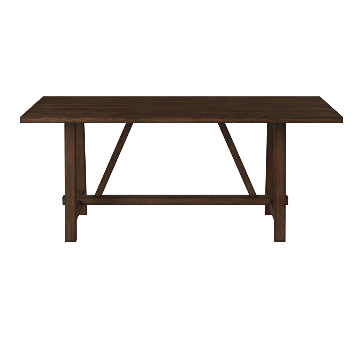 Wood Trestle Dining Table B53127