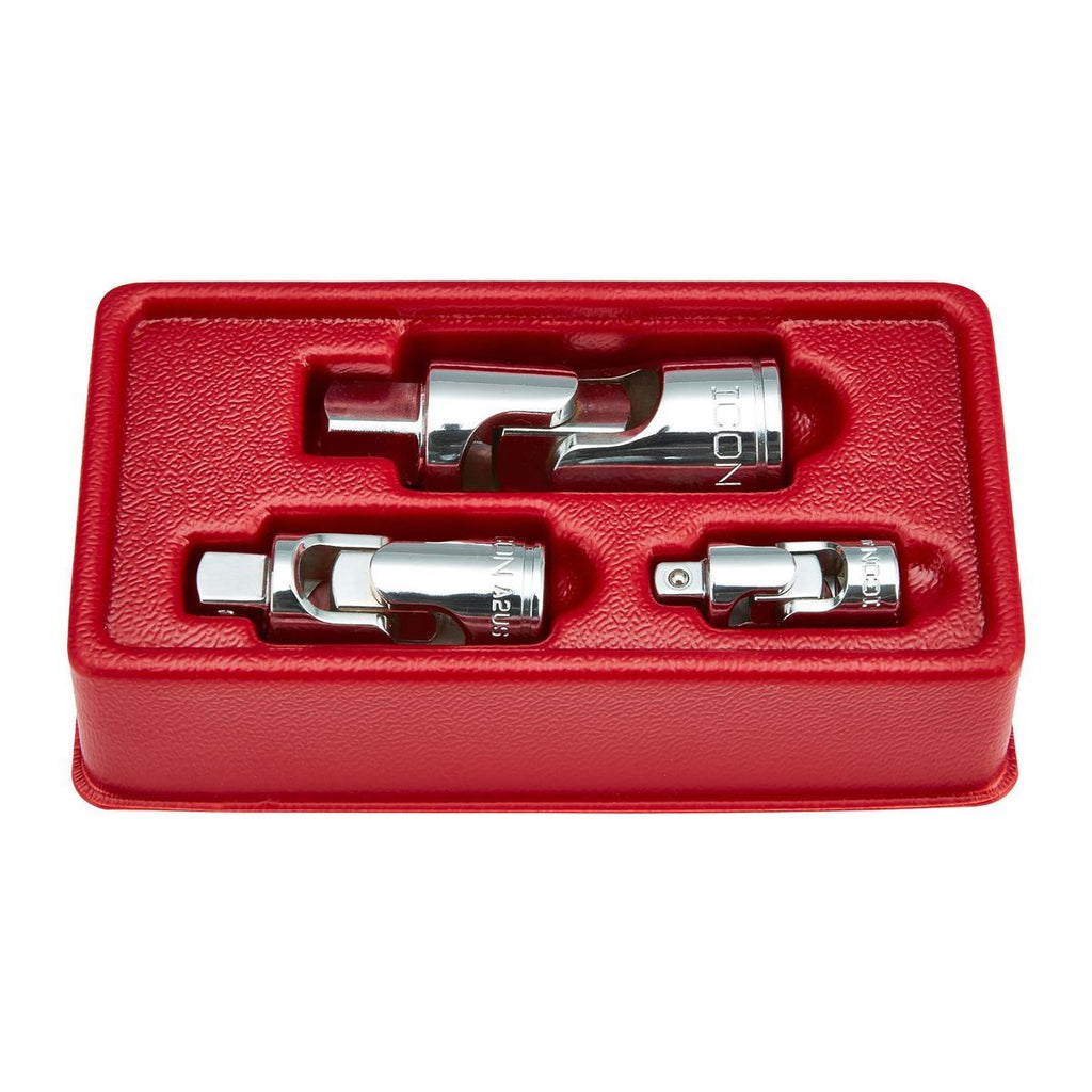 Universal Joint Socket Adapter Set, 3 Pc M7237