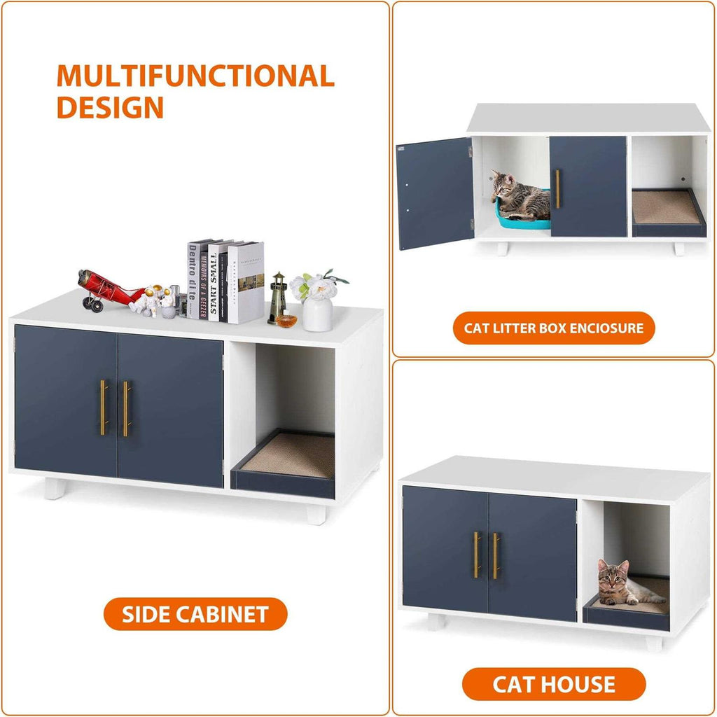 35.8”l x 20”W Cat Litter Box Enclosure N335