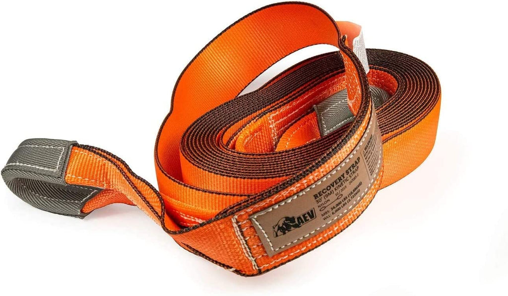Mid-Size Kinetic Recovery Strap 3" x 30' W89808