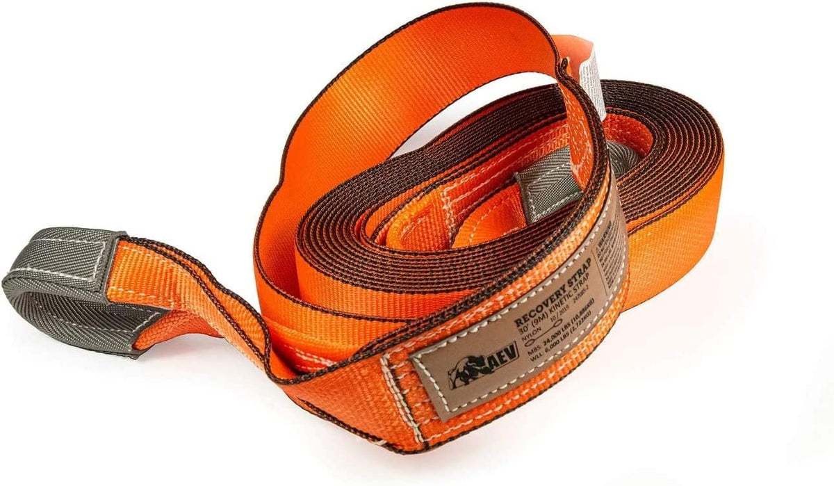 Mid-Size Kinetic Recovery Strap 3" x 30' W89808