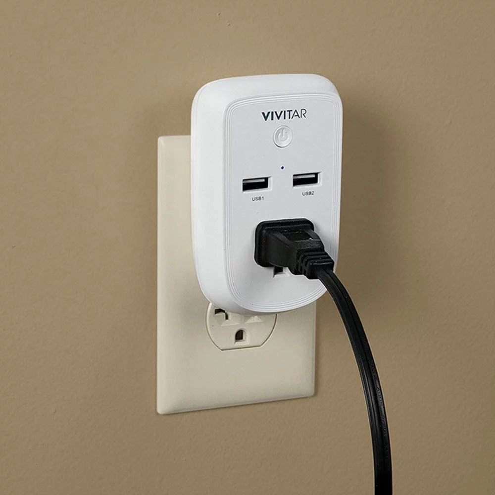 White Wi-Fi Outlet with Timers 2 Pack C905348