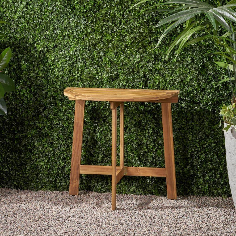 Acacia Wood Folding Bistro Table S6970