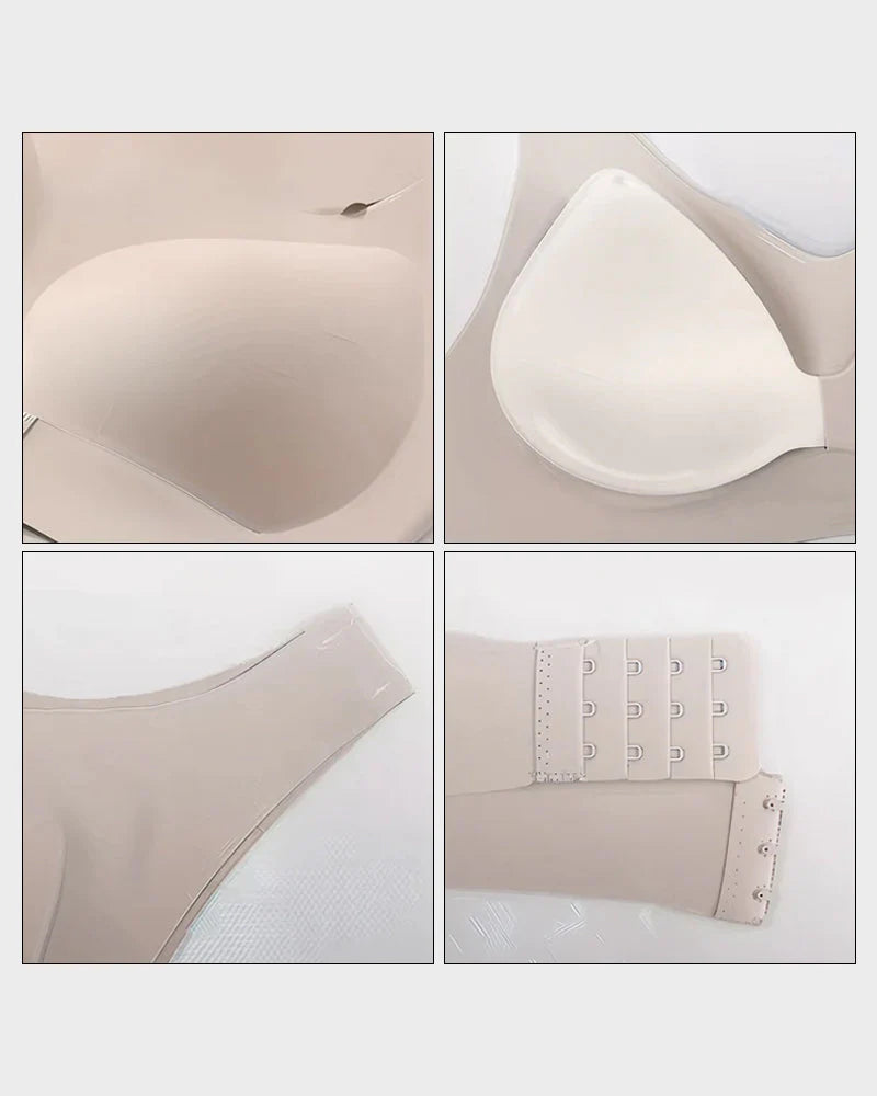 Front Closure Cross-Back Wireless Bra P79672