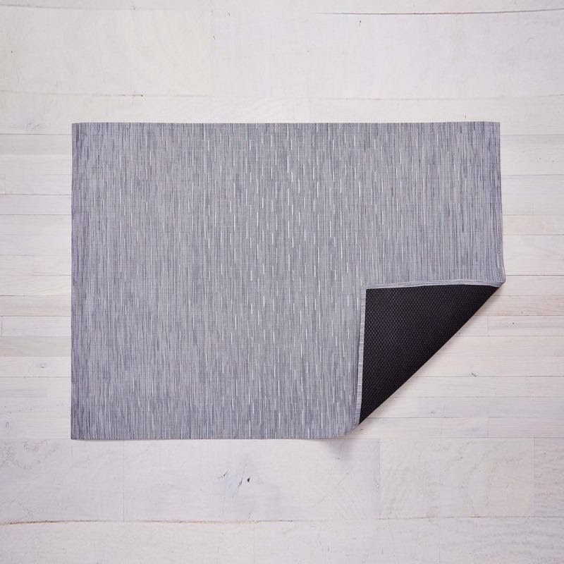 Grey Flannel Woven Bamboo Rug G35818