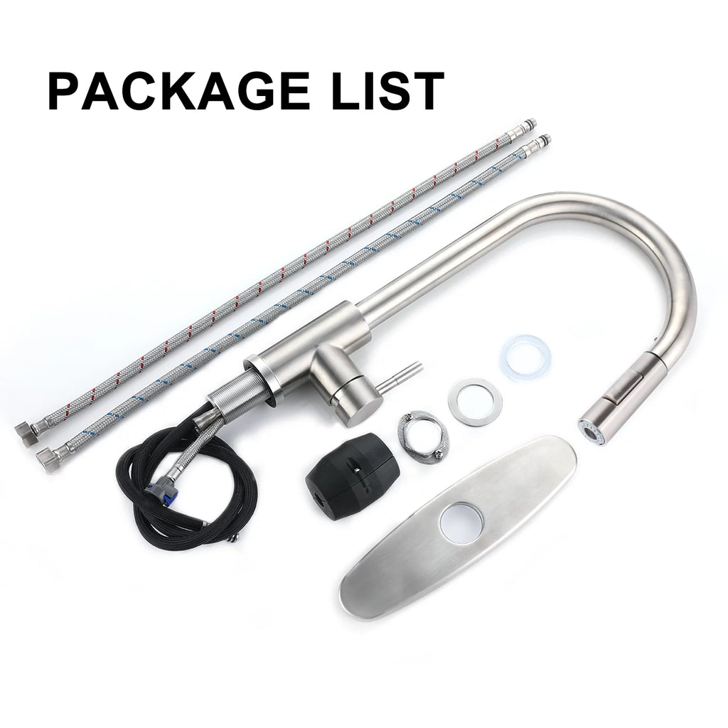 304 Stainless Steel Pull Down Kitchen Faucet G55435