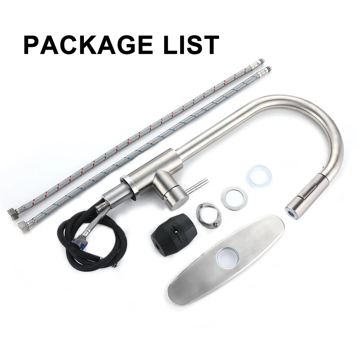 304 Stainless Steel Pull Down Kitchen Faucet G55435