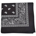 96 Pack 100% Polyester Paisley Bandanas N6495