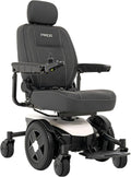 White Electric Wheelchair with U-1 Battery, 300 Lbs Weight Capacity, 16"x16-18" Seat Size O737