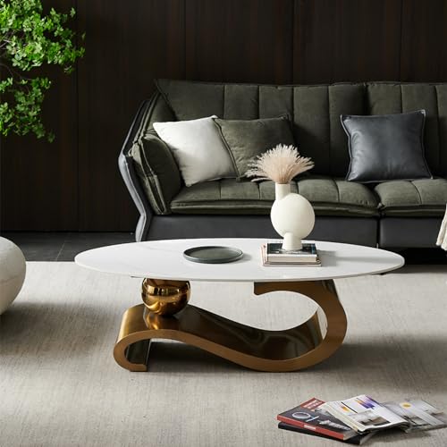 Gold Marble Top Coffee Table P32837