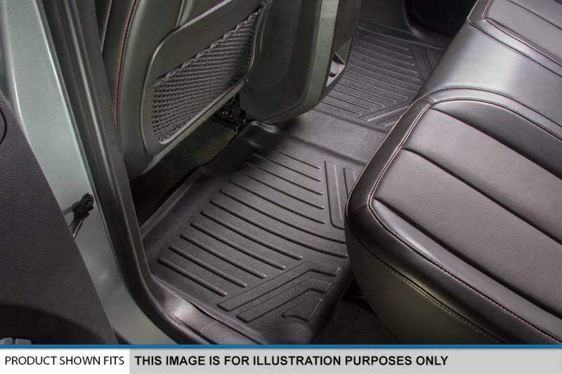 Black 3 Row Floor Mats and Cargo Liner for Honda Pilot C4805
