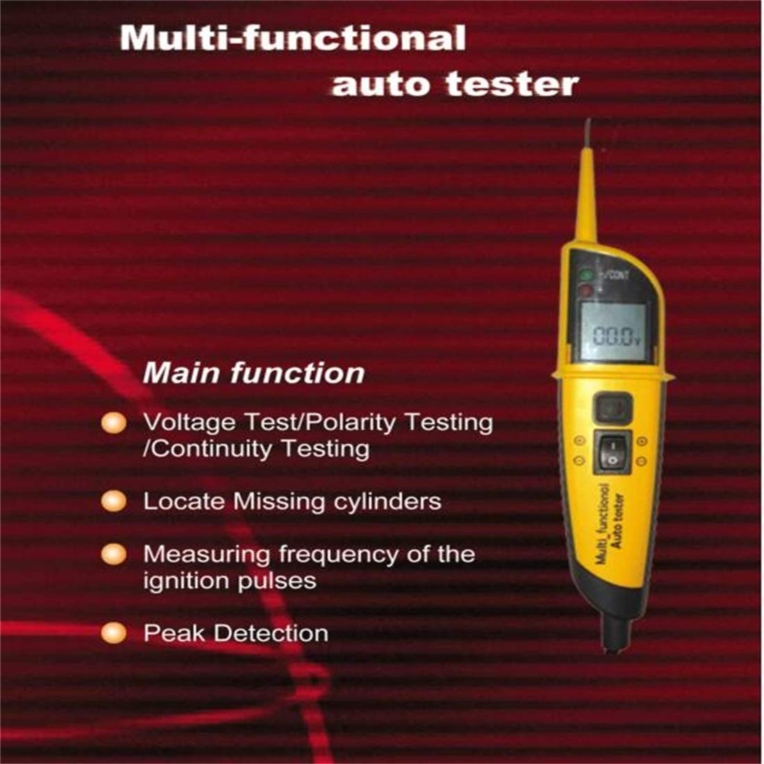 12/24V Car Power Tester with LED Display O169