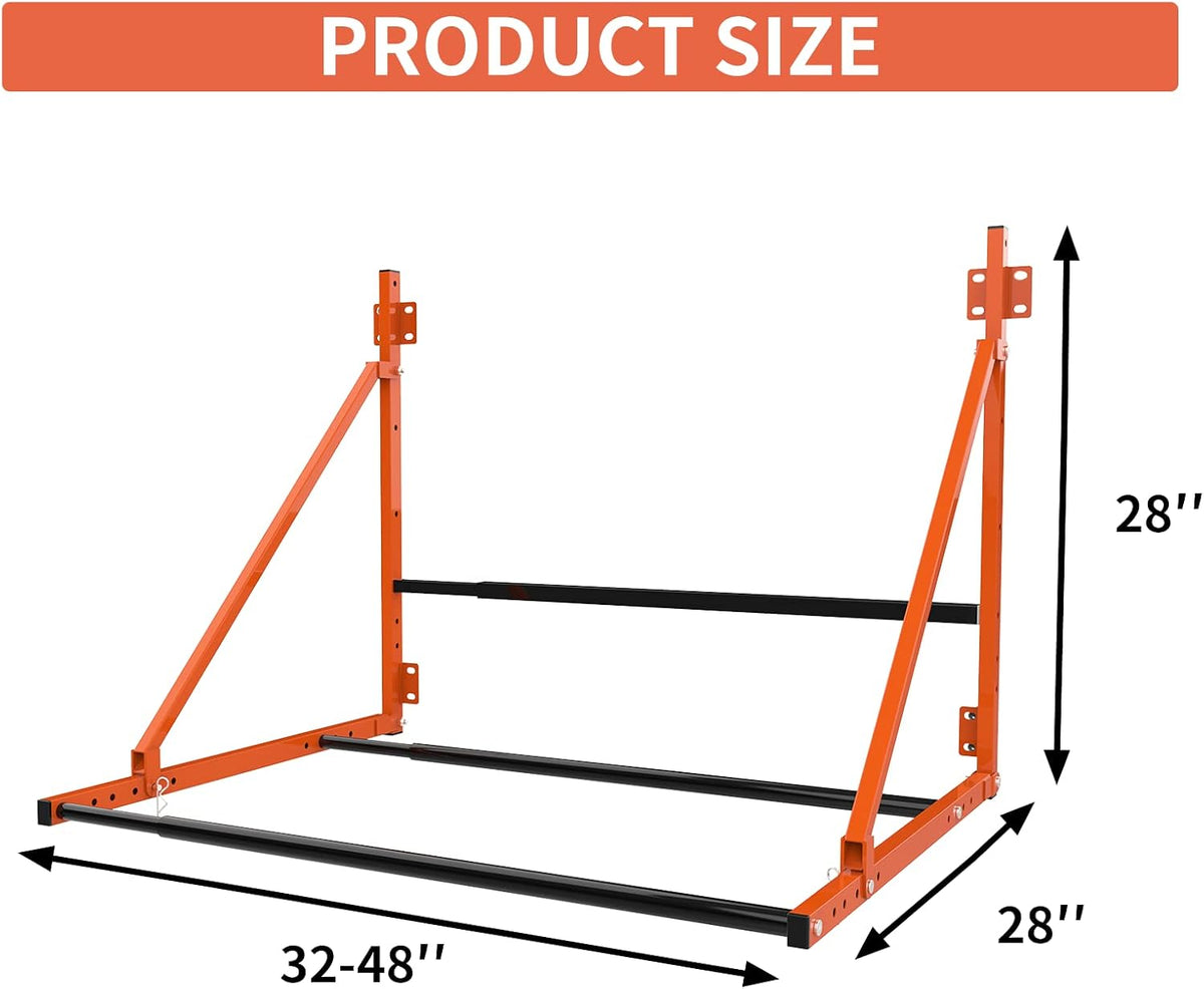 Adjustable Wall Mount Tire Rack, 48-Inch Wide by 36-Inch Deep, Pack of 2 K4312