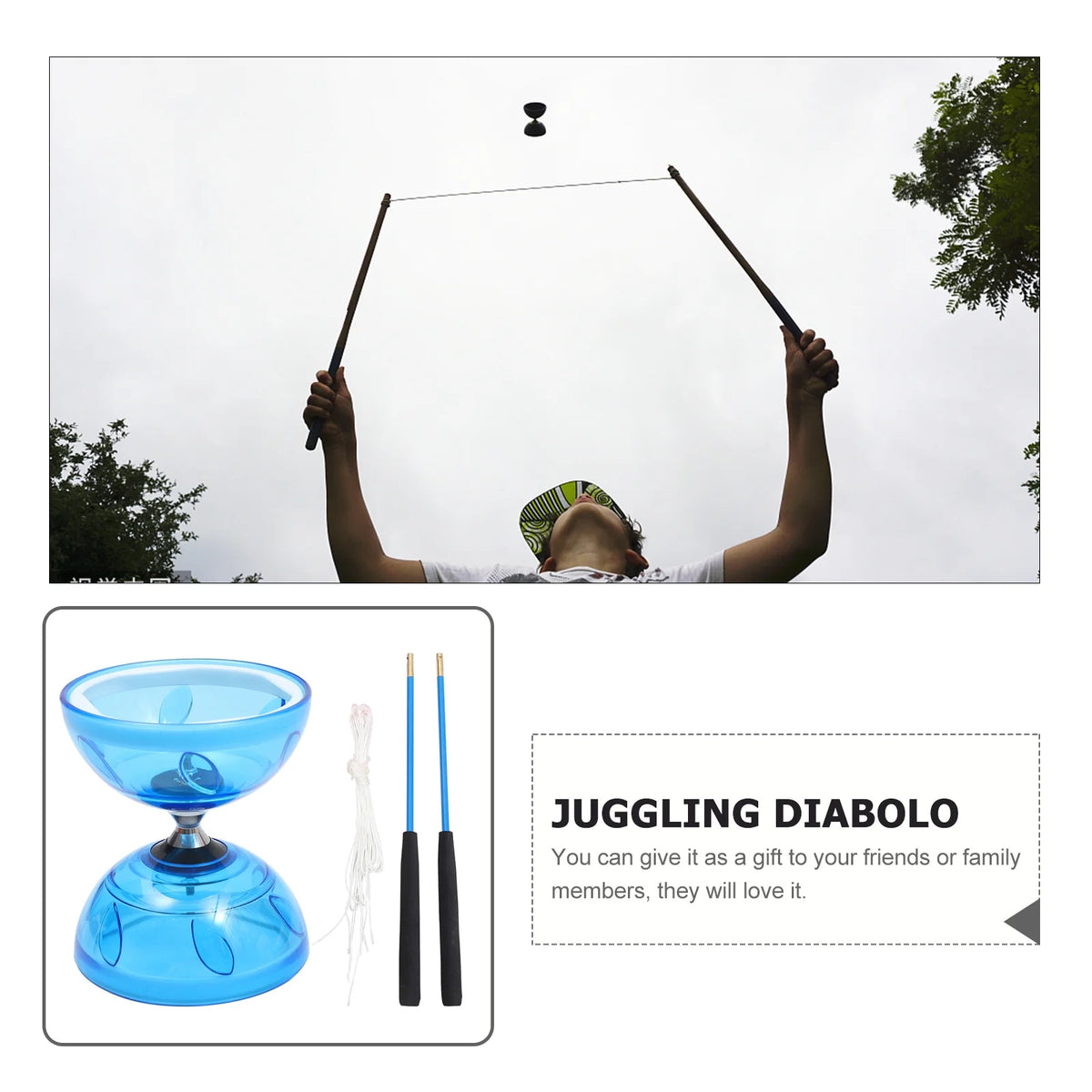 Chinese Yoyo Diabolo Toy Juggling Diabolos Z649