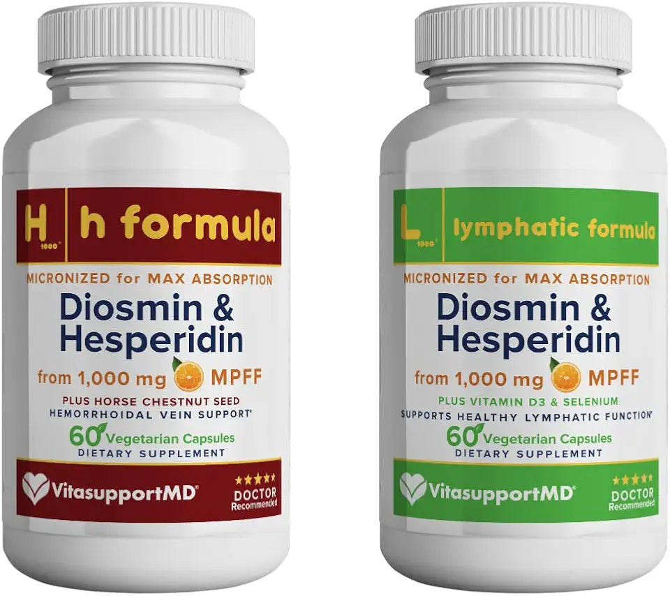 60 Capsules Lymphatic & H Formula Bundle L13676