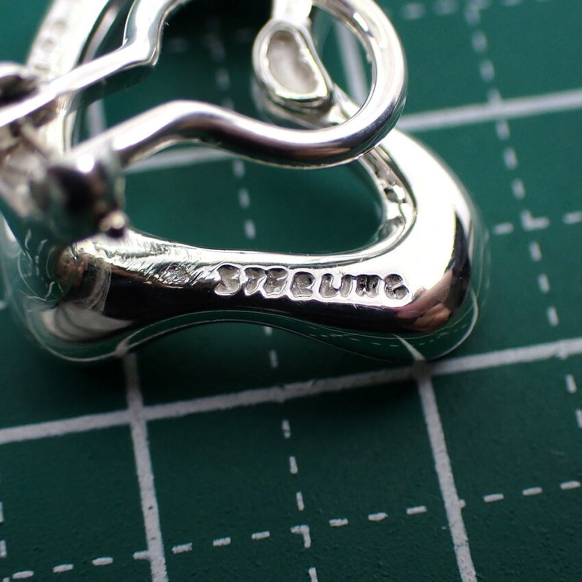 925 Open Heart Earrings D873849