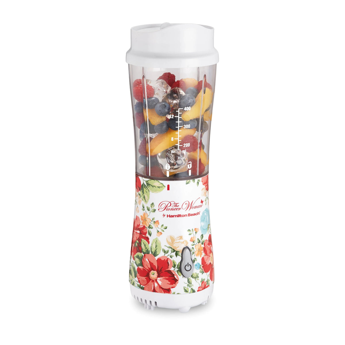 Vintage Floral Personal Blender with Travel Lid F6676
