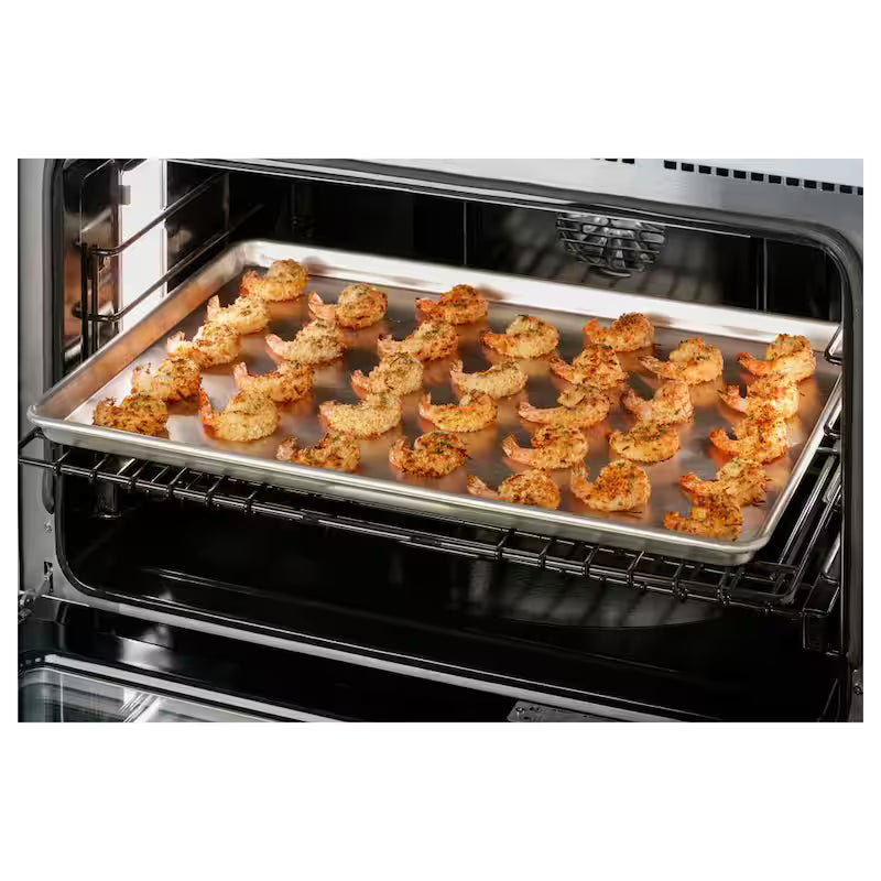 Matte White 6 Burner Dual Fuel Range C881