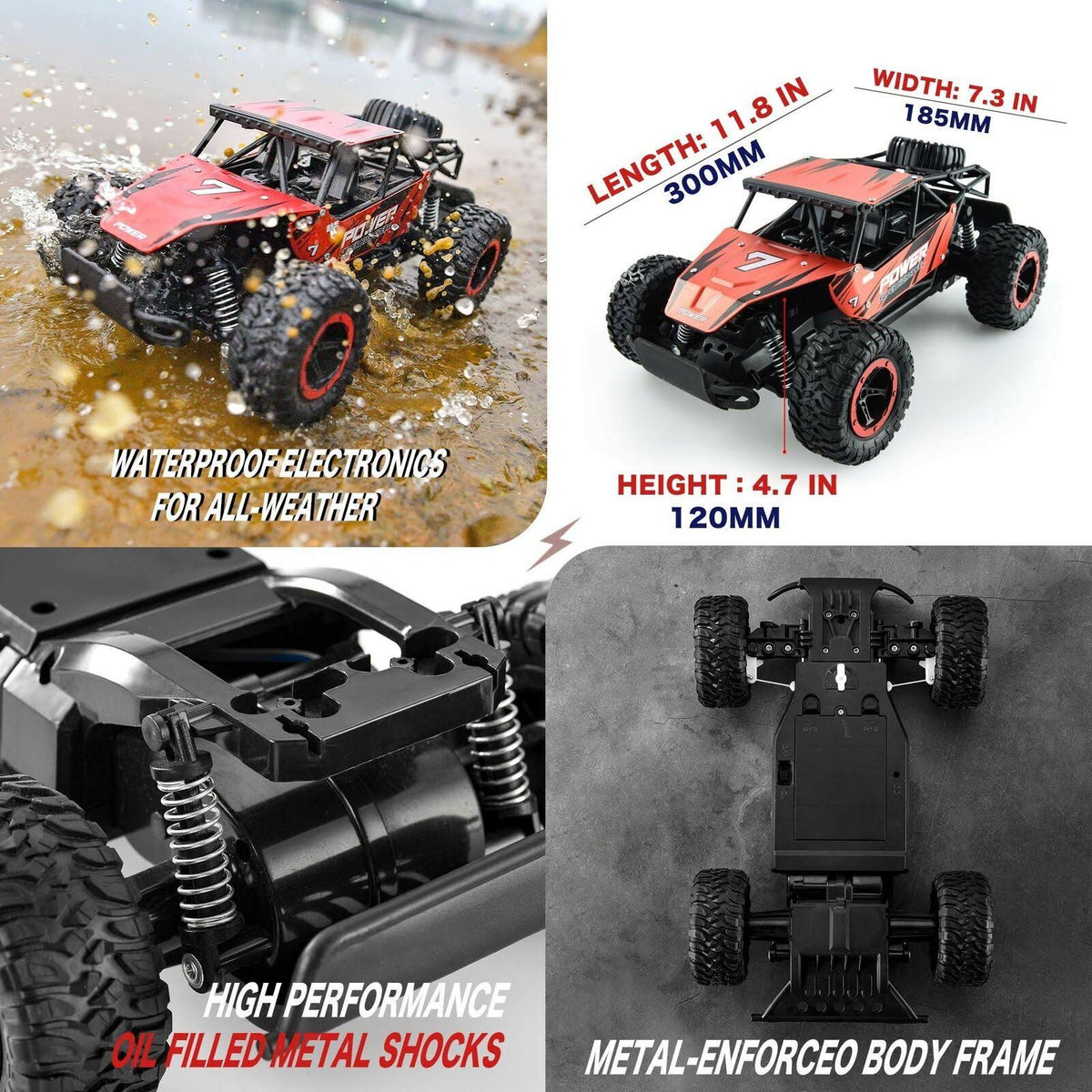 1:14 Aluminium Alloy Off Road Remote Control Car O287635