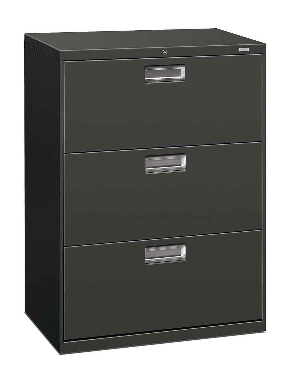 Charcoal Three-Drawer Lateral File W371263