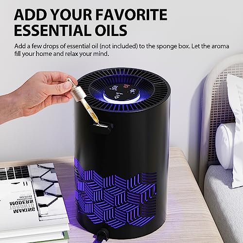 HEPA Air Purifier with RGB Lights (Black) P877982