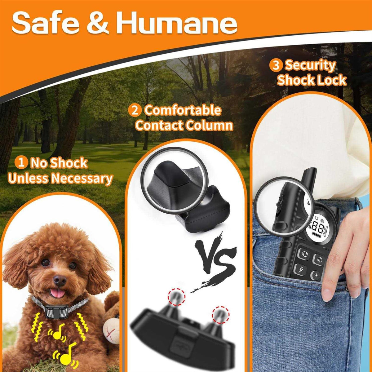 Lightest Dog Training Collar with Remote X7122
