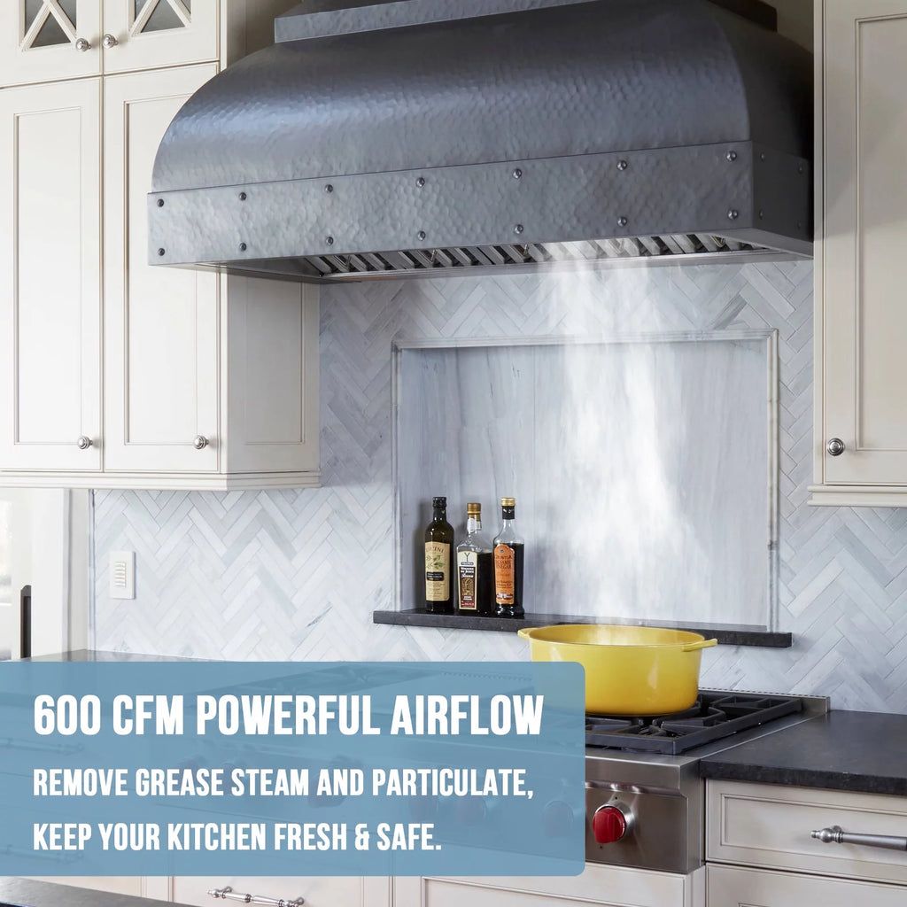 30 Inch Stainless Steel Ducted Range Hood Insert, 600 CFM W96782